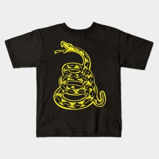 Yellow Gadsden Snake Kids T-Shirt